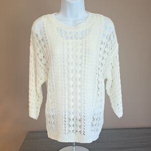 Elegant Cream Sweater for Women